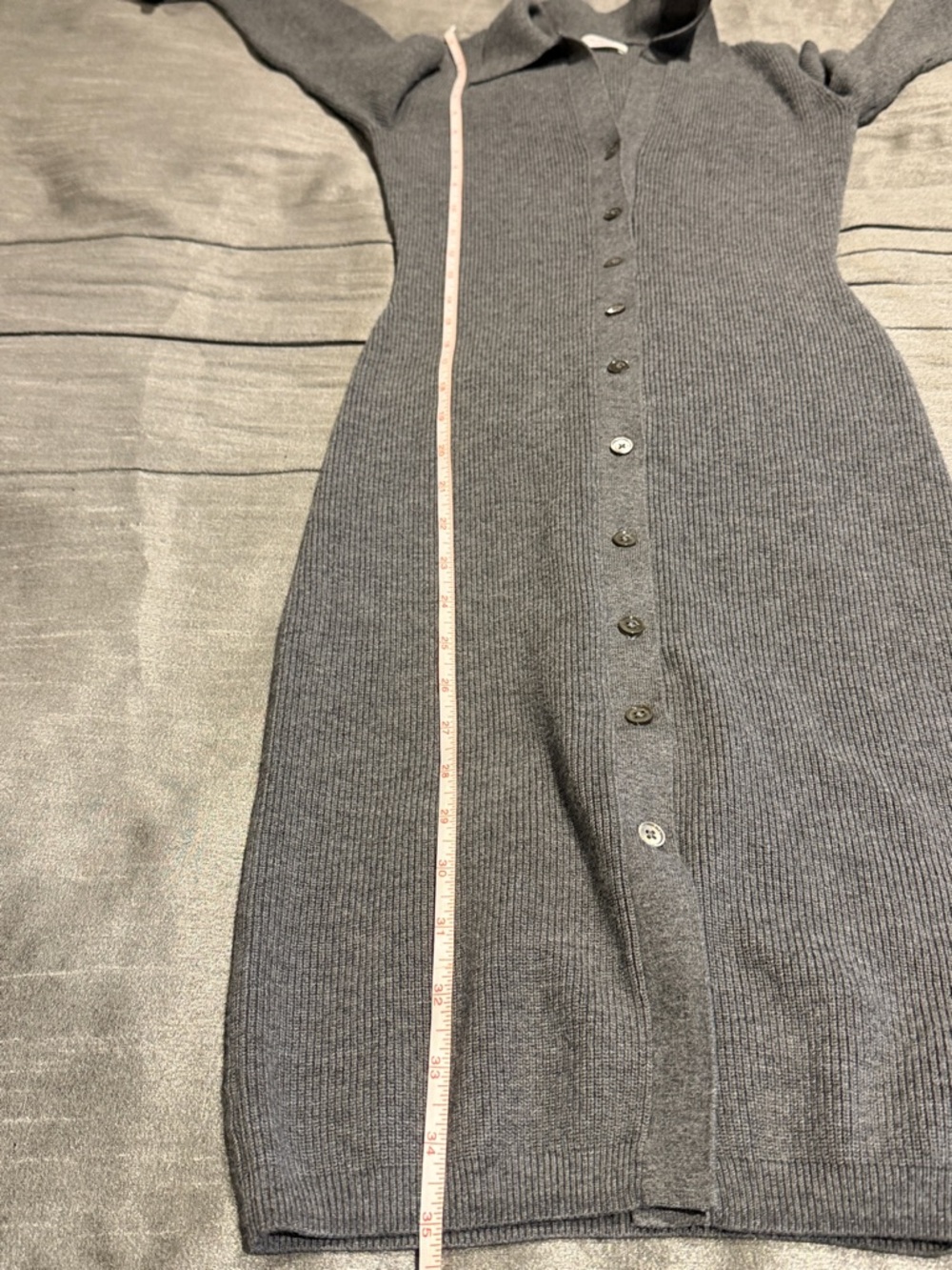 WILFRED ARITZIA COVE DRESS RIBBED KNIT POLO SWEATER DRESS - Picture 14 of 14